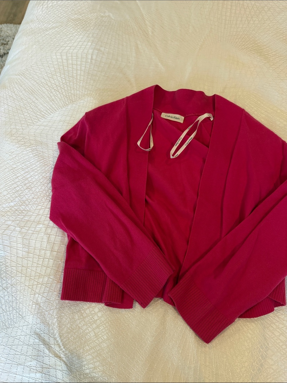 Calvin Klein Women's Fuchsia Cardigan